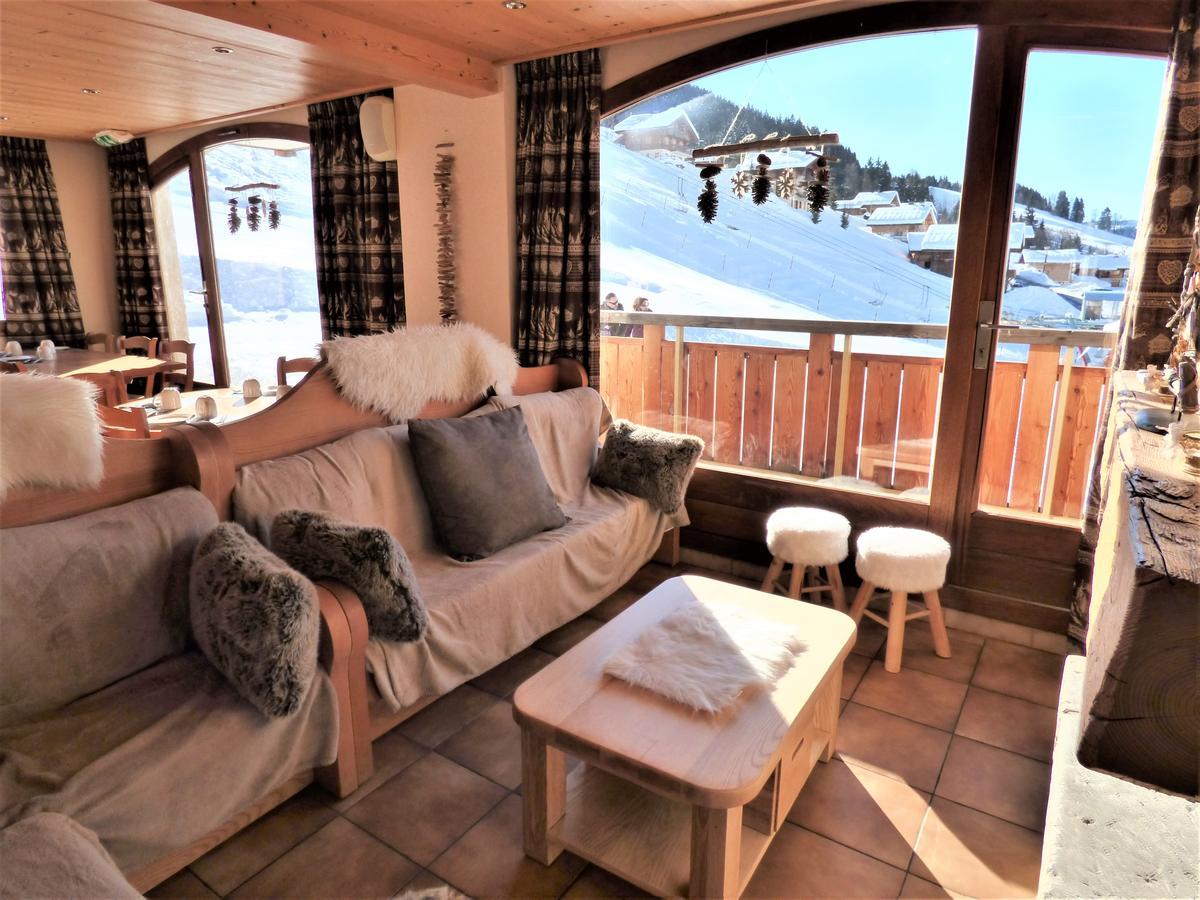 Hotel Les Flocons Ле-Гран-Борнан Экстерьер фото